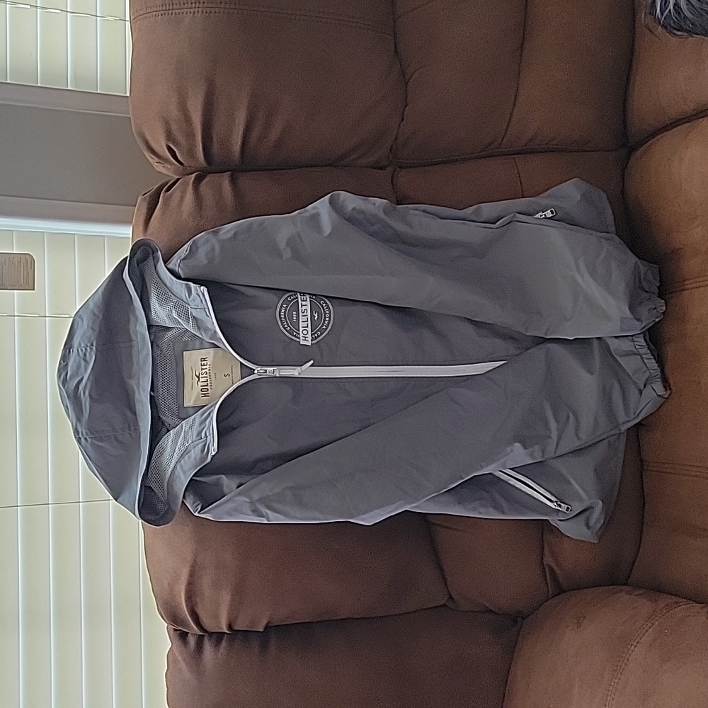 Hollister Gray Hooded Jacket